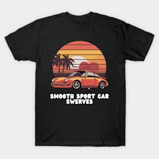 Smooth Sport Car Sunset Vibes T-Shirt